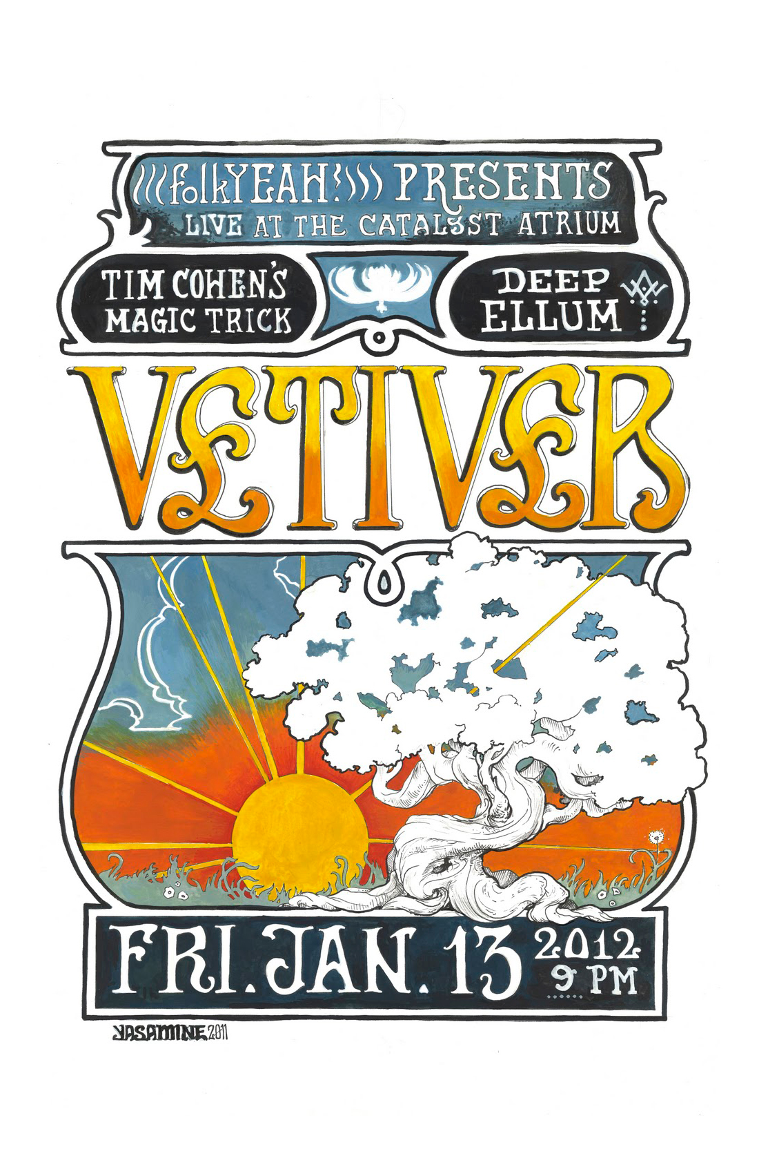   Concert Poster for Vetiver  
