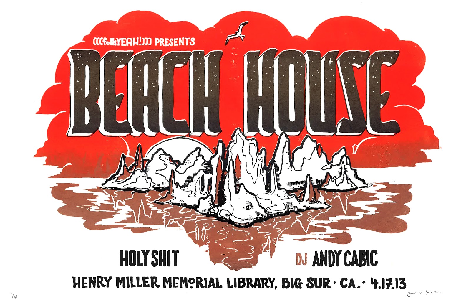   Concert Poster for Beach House  
