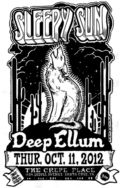 Concert Poster for Sleepy Sun