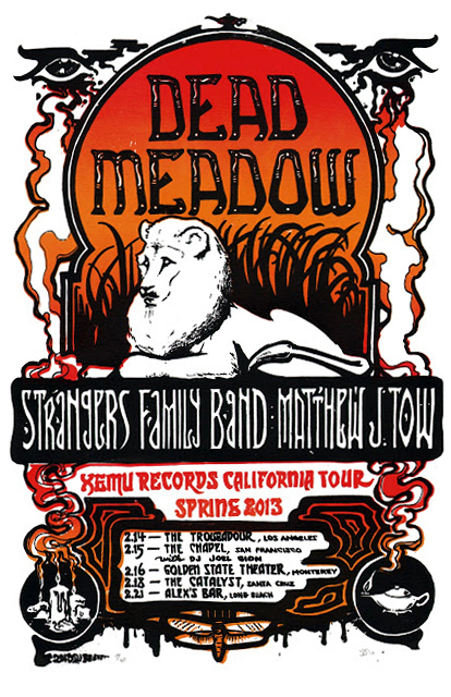   Tour Poster for Dead Meadow  