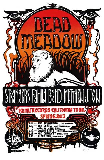 Tour Poster for Dead Meadow