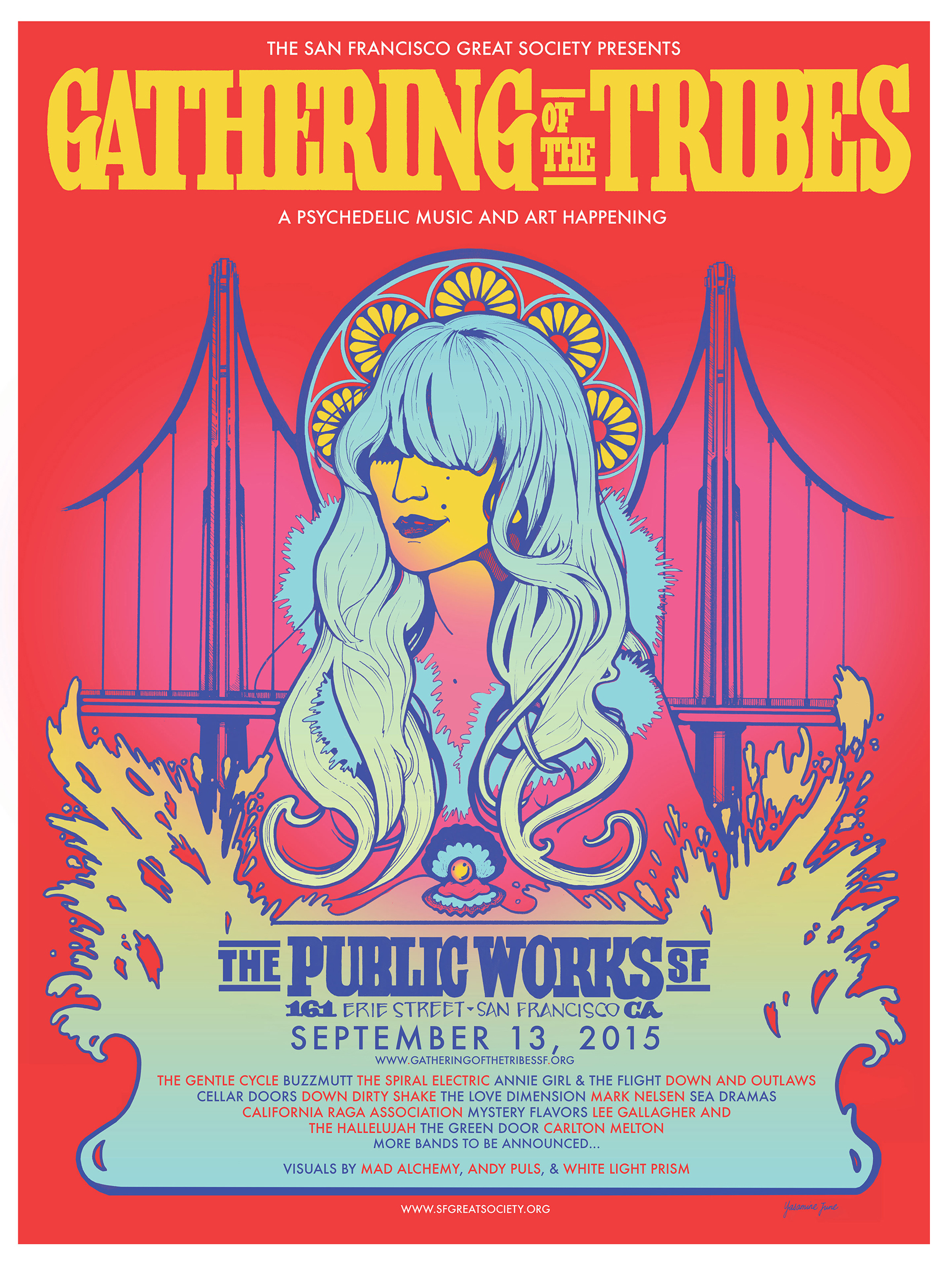   Festival Poster for Gathering of the Tribes 2015  