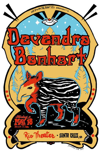Concert Poster for Devendra Banhart