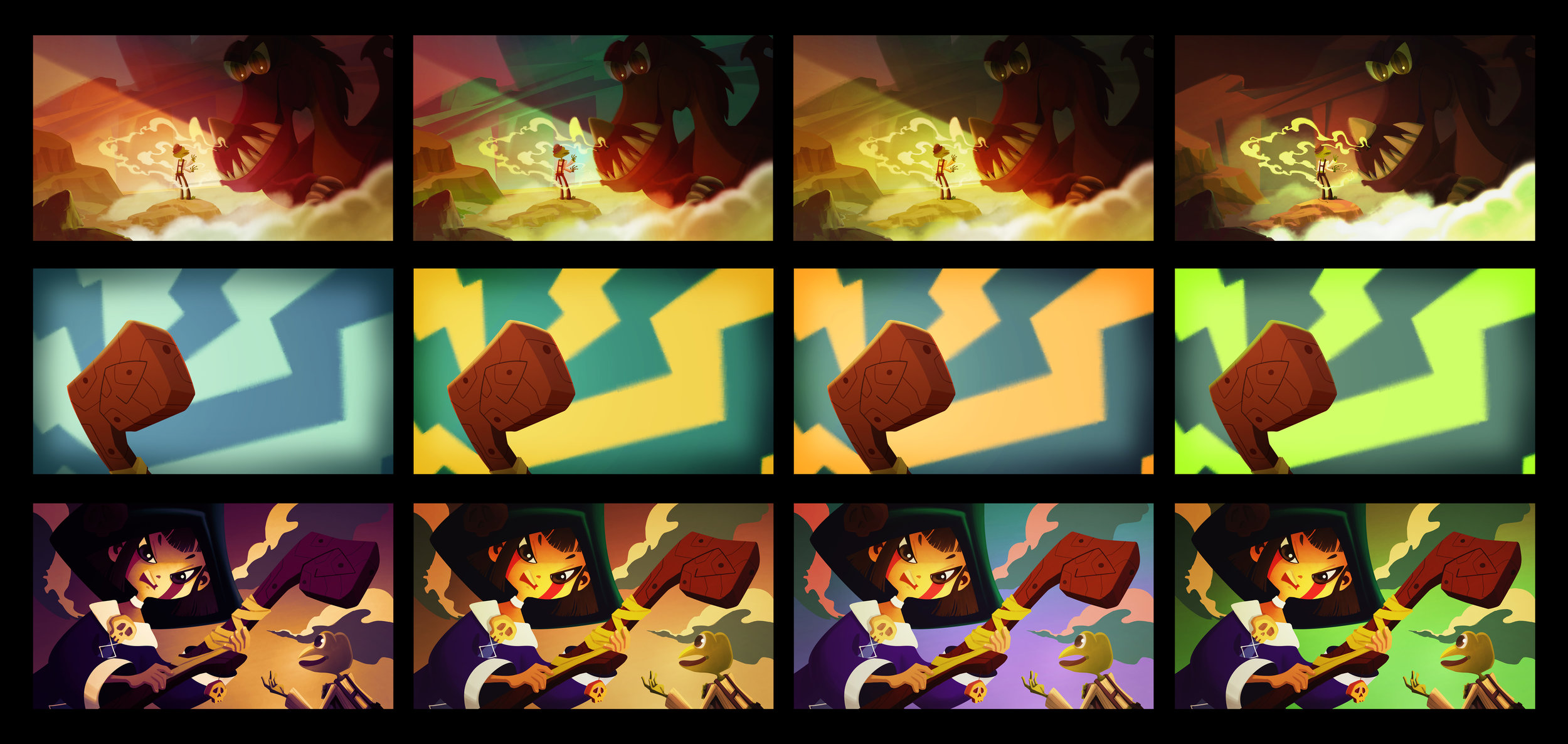 Story Beats Color Studies
