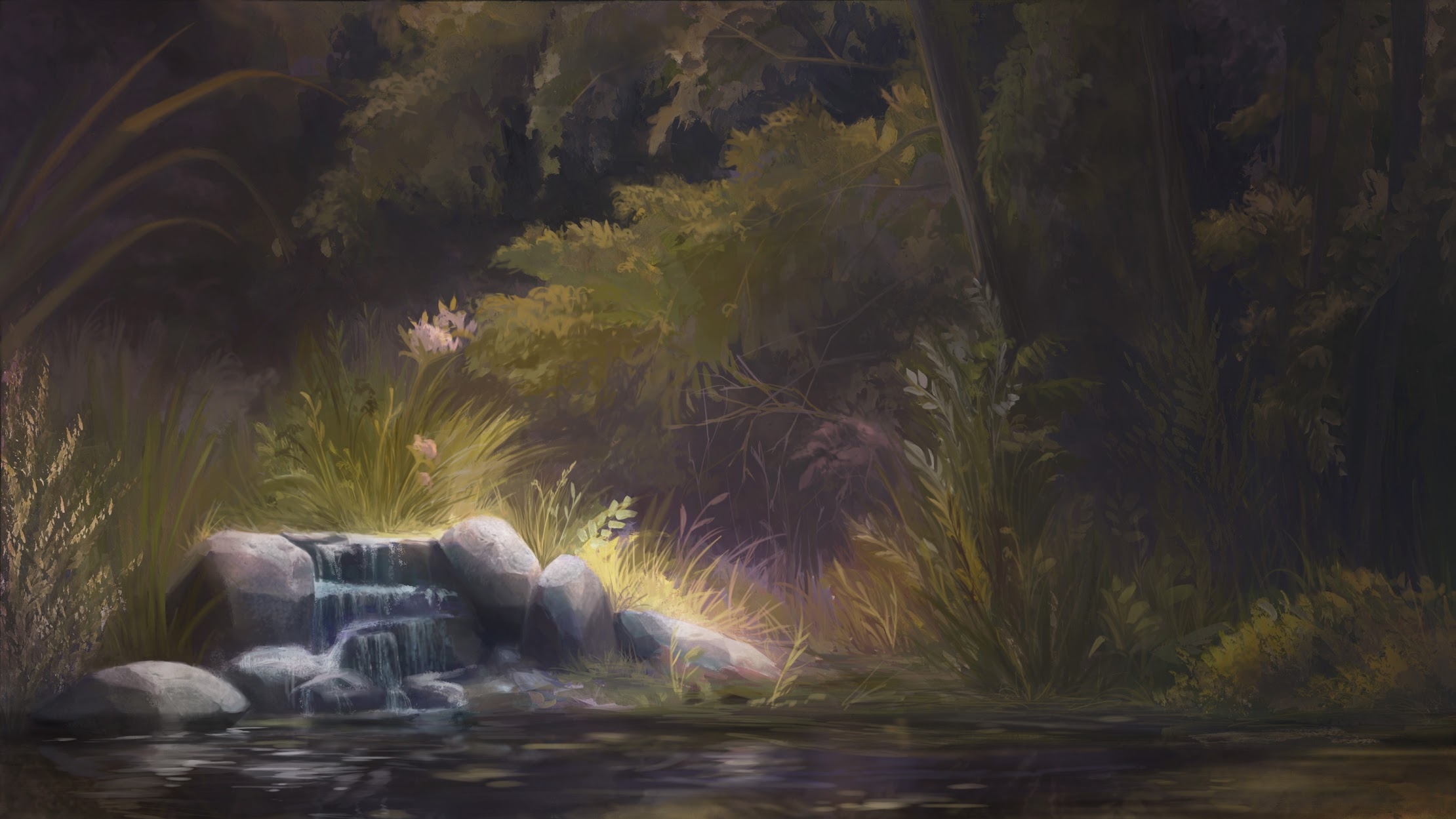 mixed media - gouache, photoshop