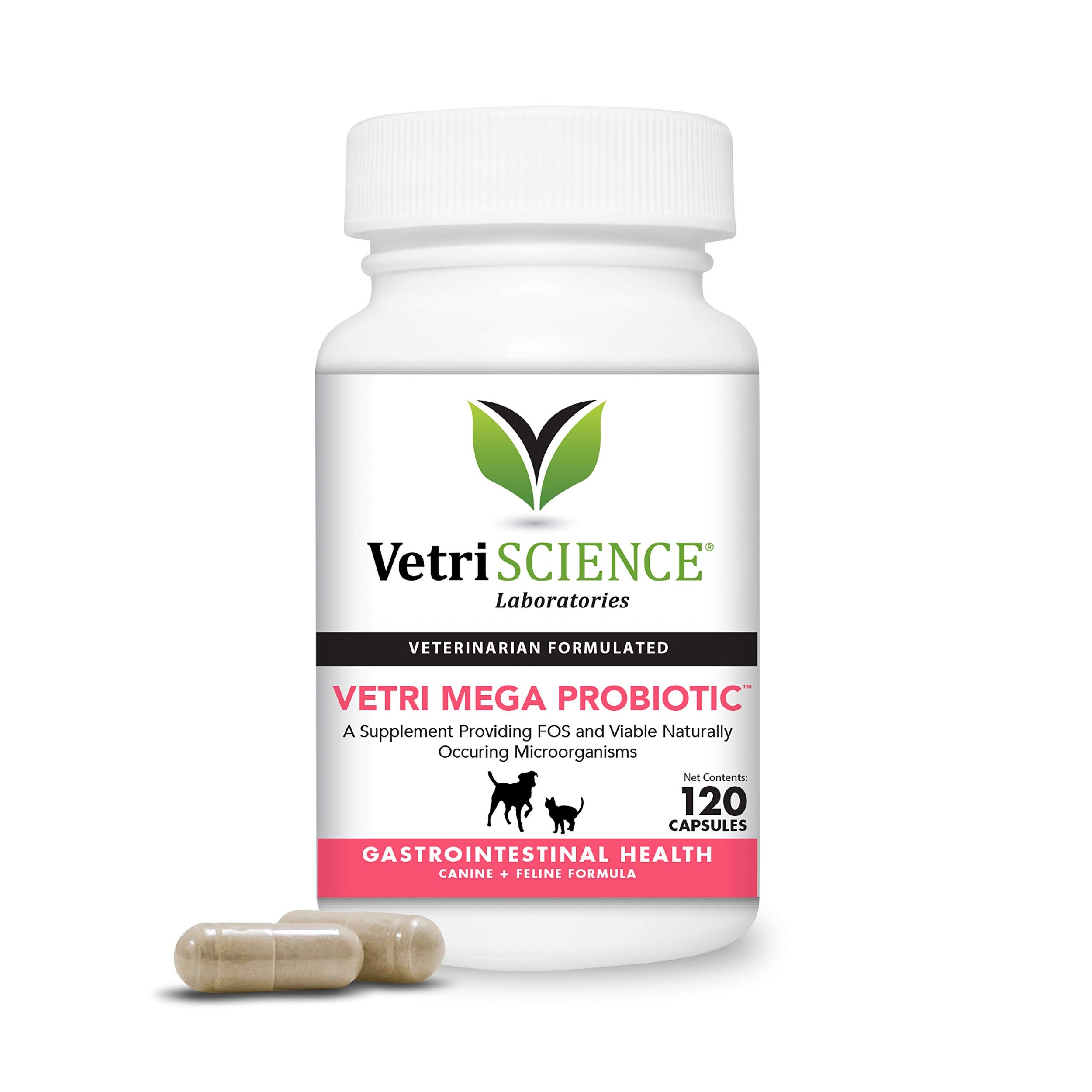 ​VetriScience Canine & Feline Vetri Mega Probiotic Capsules (120)