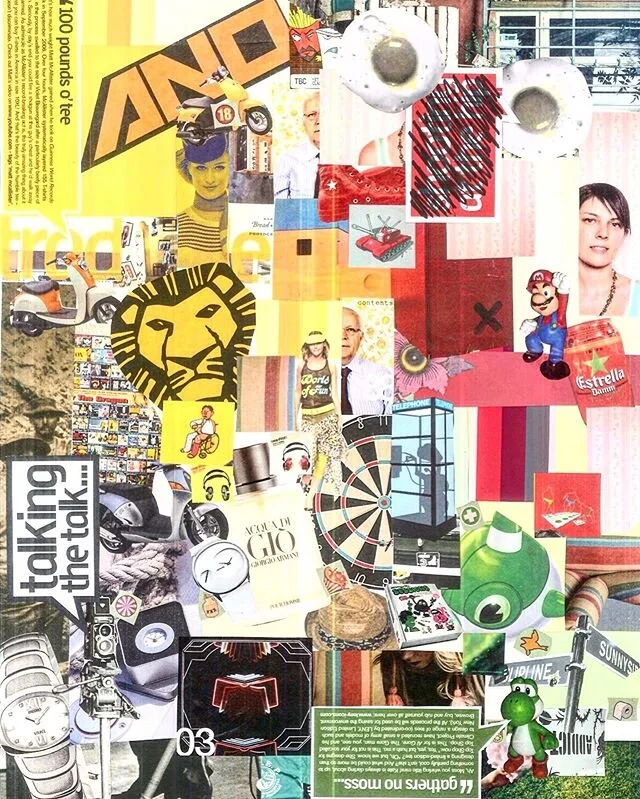 Inspired by @jamesvictore motivational real talk about love. Check his Instagram! It made me go back in time to Australia 2008 and this Collage Moodboard Work I loved doing at the time. Today, Berlin is sunny and with music from @stickfiguremusic I&r