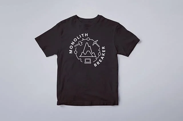 T-shirt design for @blacklane hackaton conference &ldquo;Monolith Breaker 2019&rdquo;. ⛏

#tshirtdesign #brand #designer #conference #hackaton #hackaton2019 #monolithbreaker #brandrep #branding #designs #branded #design #blacklane #inspiration