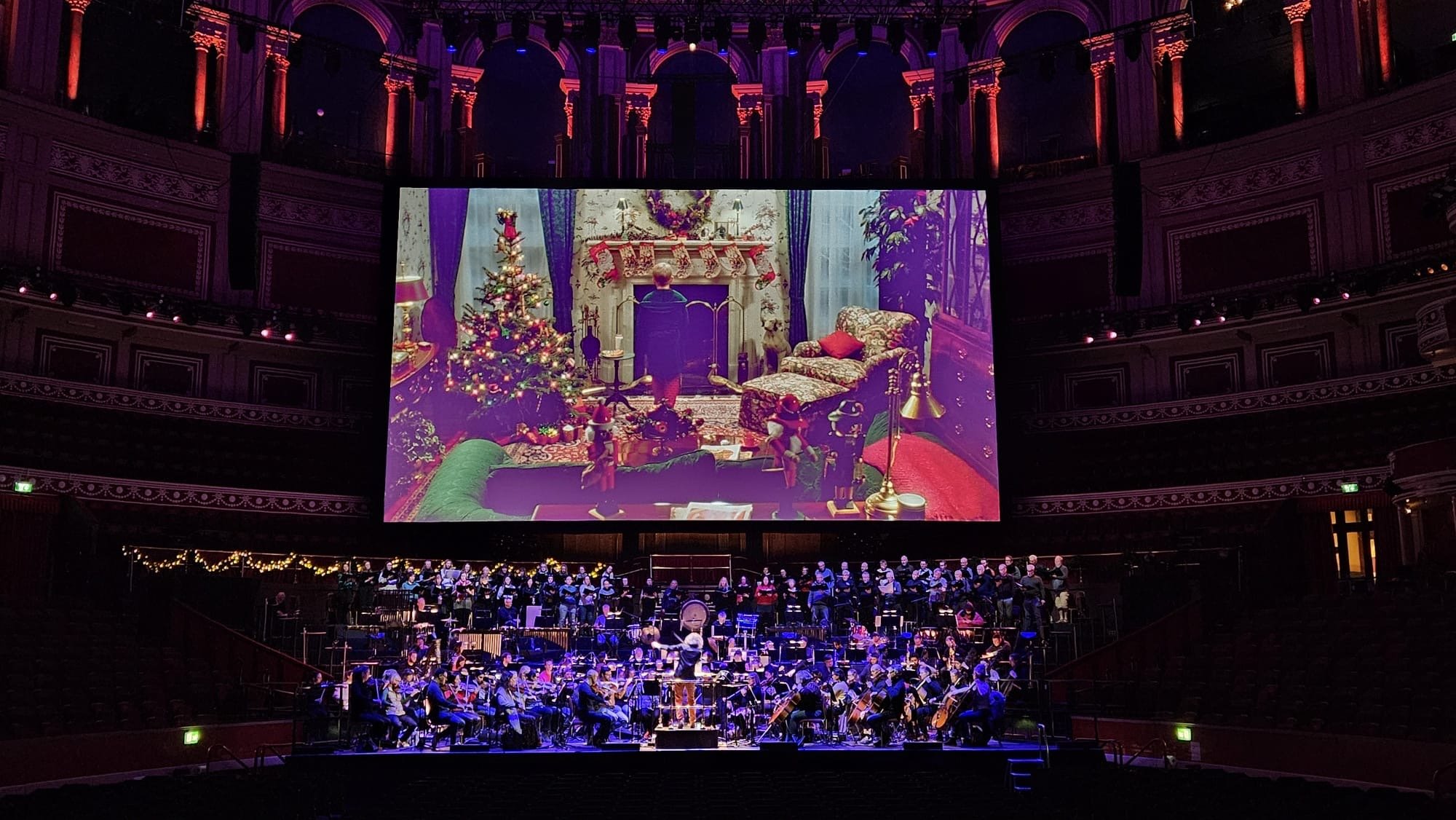Singing at the Royal Albert Hall with the Crouch End Festival Chorus