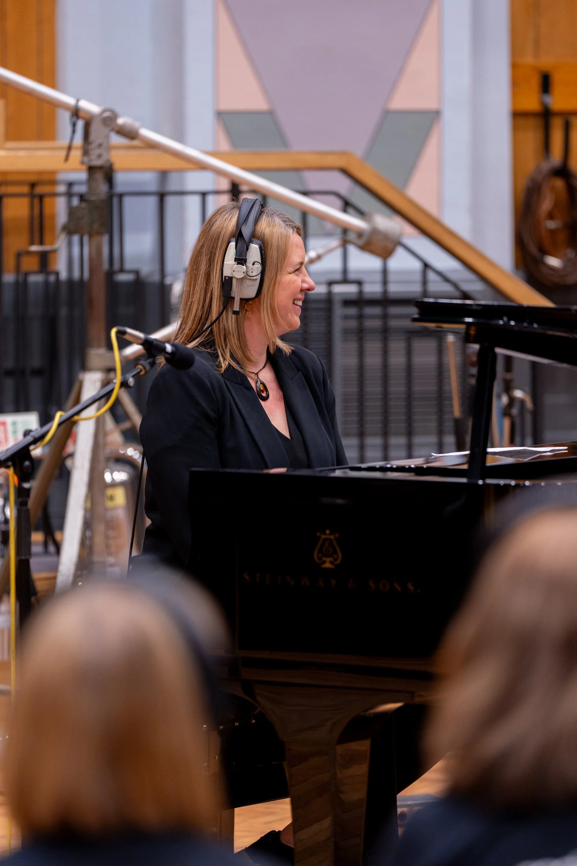 Joy Ellis accompanying Rock Choir at Abbey Road 8.jpg