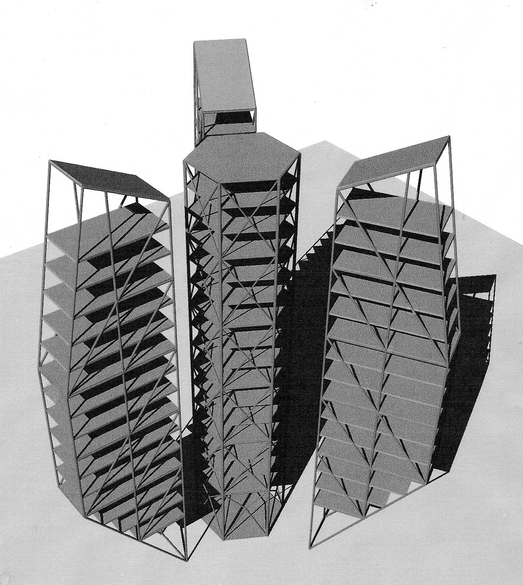 High-rise based on Optimized Trusses