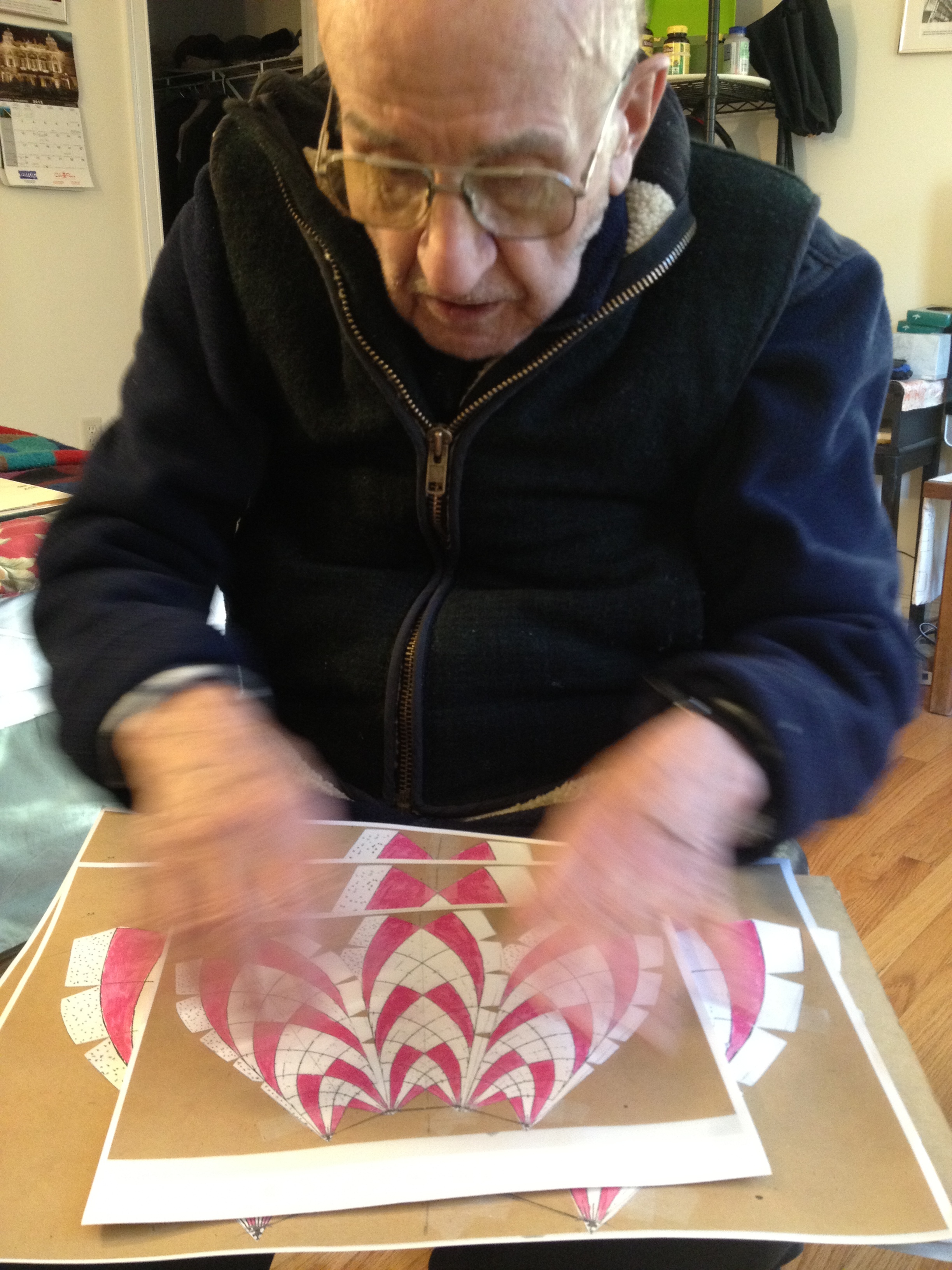 Waclaw describing methods for paper modeling