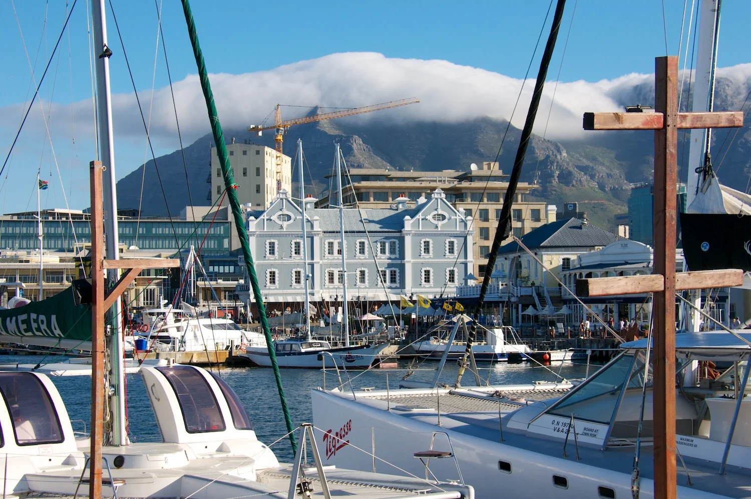 Table Mountain Through the Harbor
