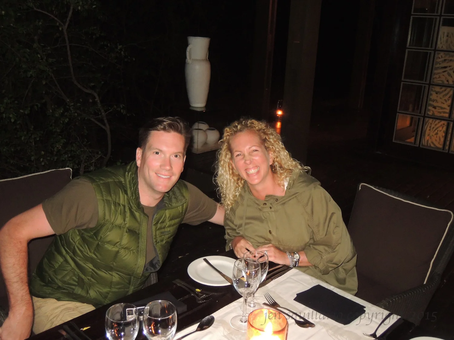 Super big, happy smiles on safari at the Forest Lodge in Phinda.