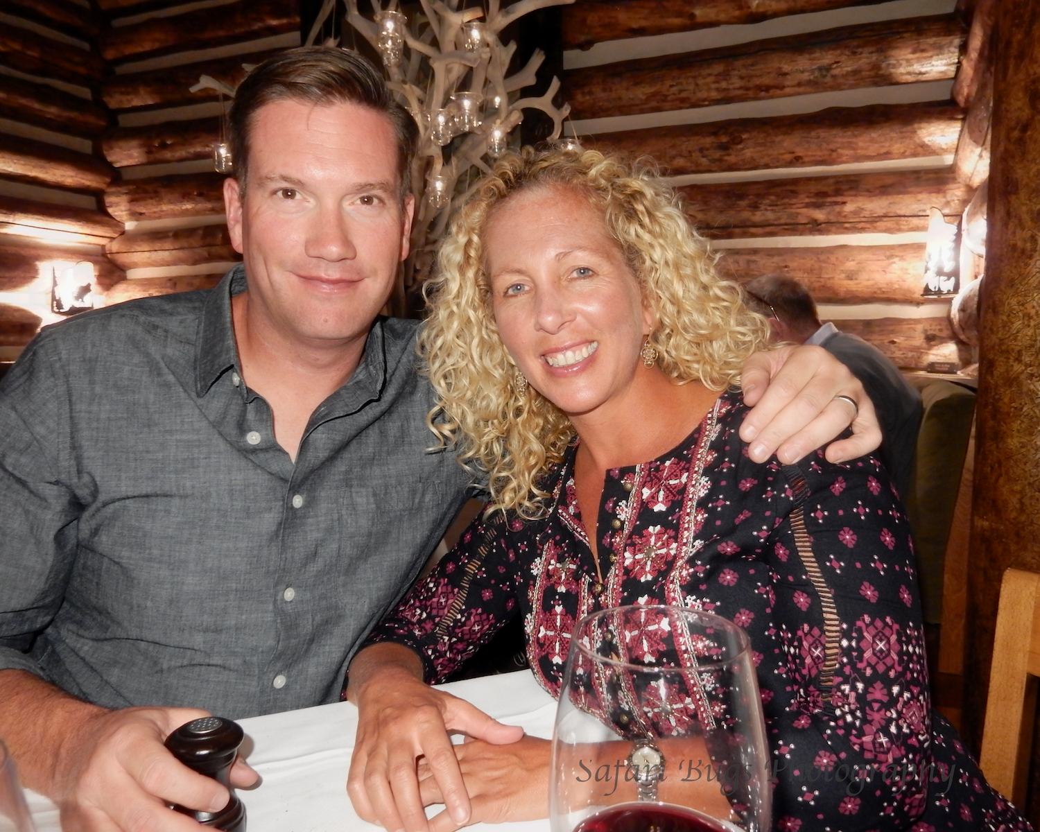 Dinner at the Snake River Grill.