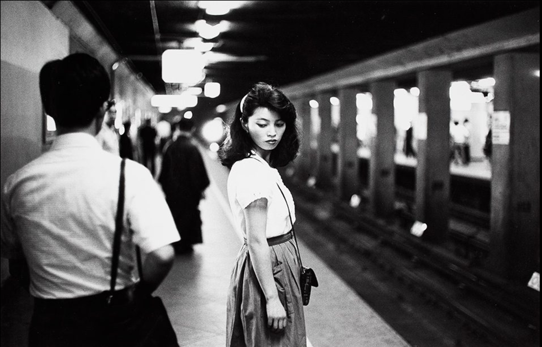 Van der Elsken, Ed. Girl in the Subway, Tokyo. 1984