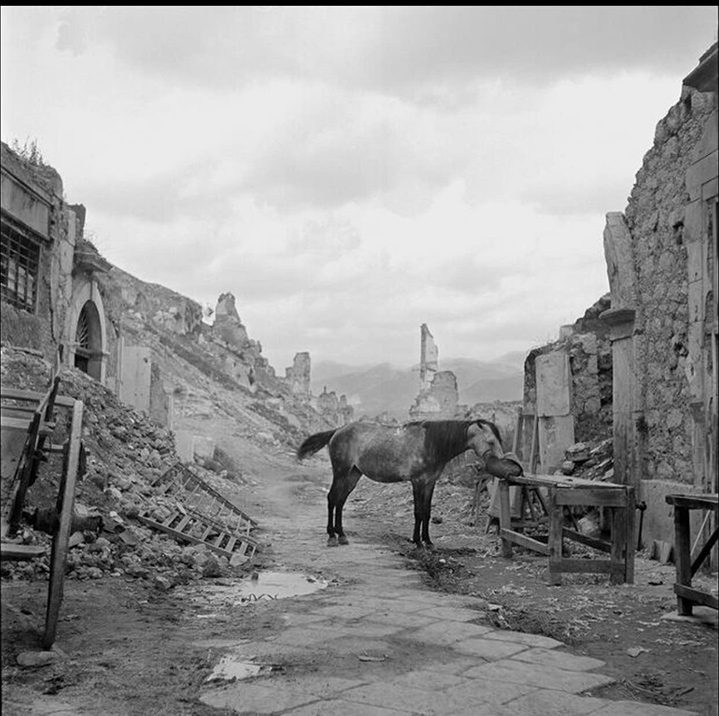 Vaccaro, Tony. The ruins of Cassino. 1946.