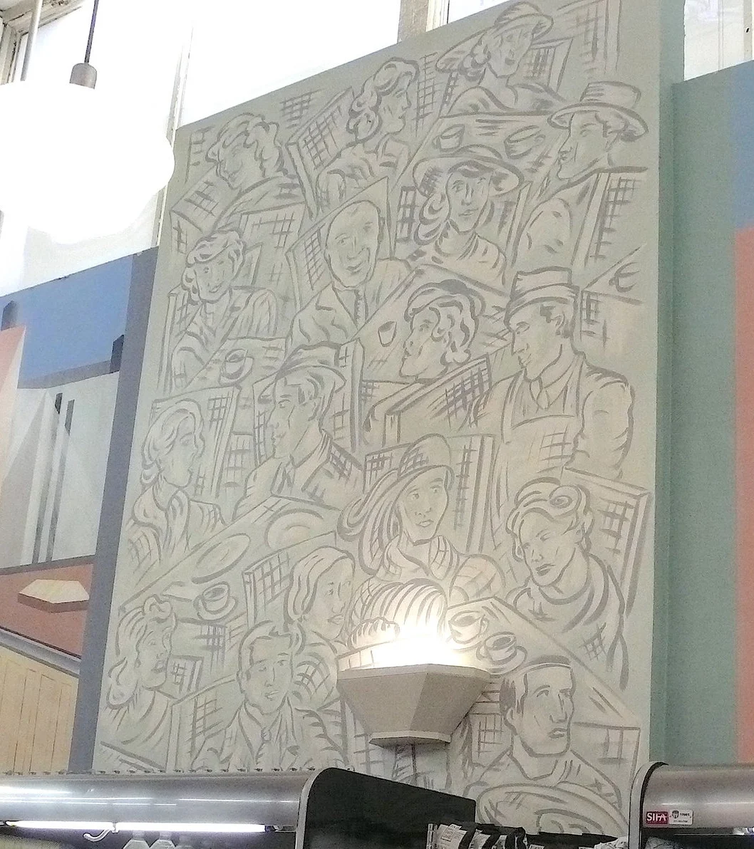 wall mural bed,bath beyond nyc.JPG