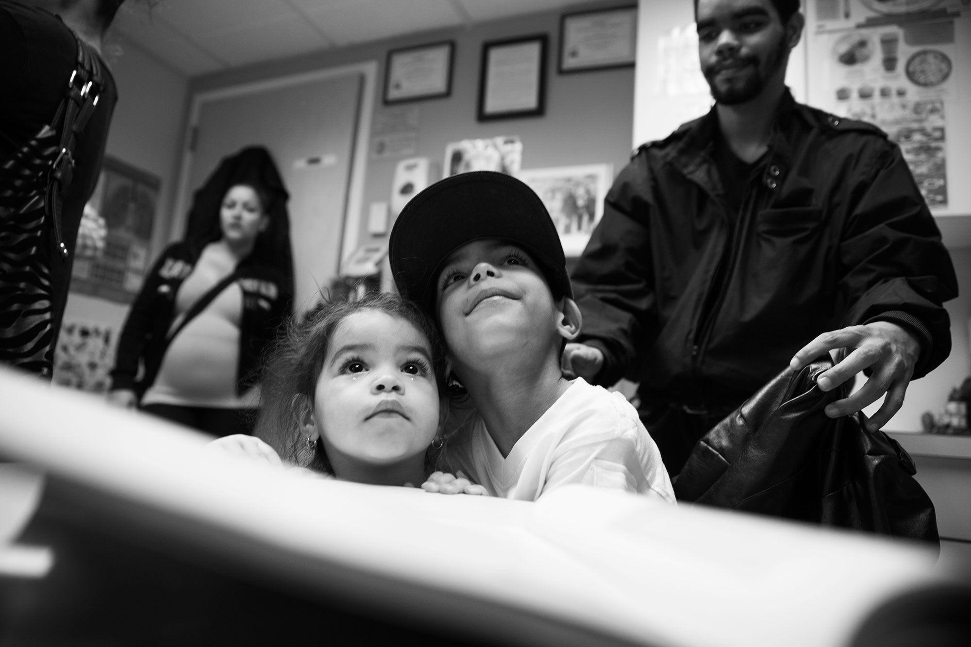 5 year old Asthma patient Kelvin Torres and his two year old sister, Janalisse.