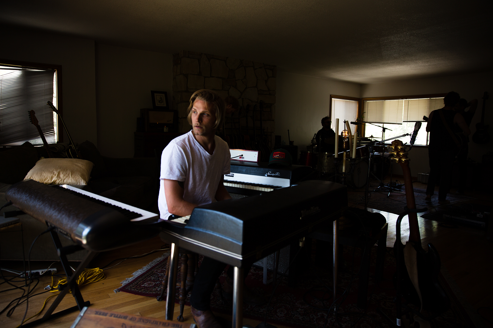 Mr. Chance in rehearsal in Los Angeles.