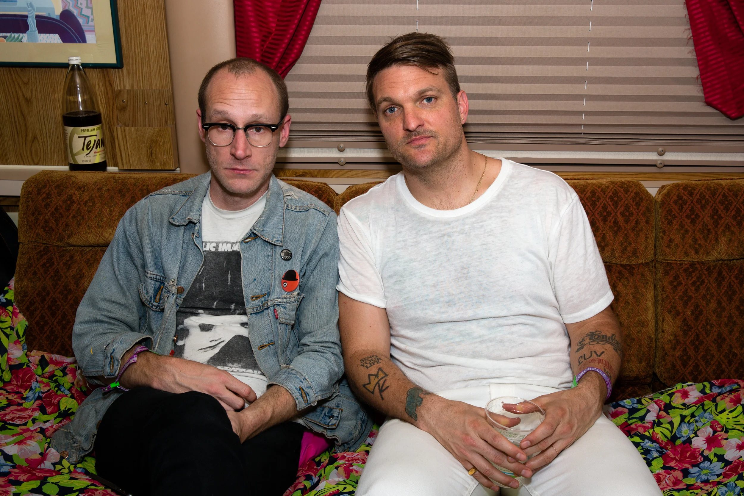 Bassist Matt Maust and lead singer Nathan Willett from Cold War Kids, 2016. 