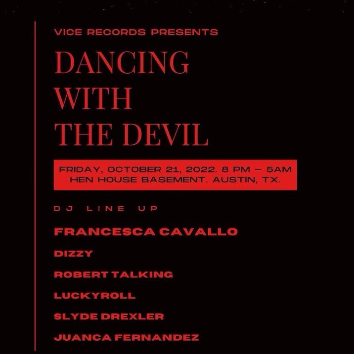 FRIDAY 10.21.22🚨🚨🏁@djfrancescacavallo from Miami will be joining us for F1 Weekend. Link on bio for tickets.