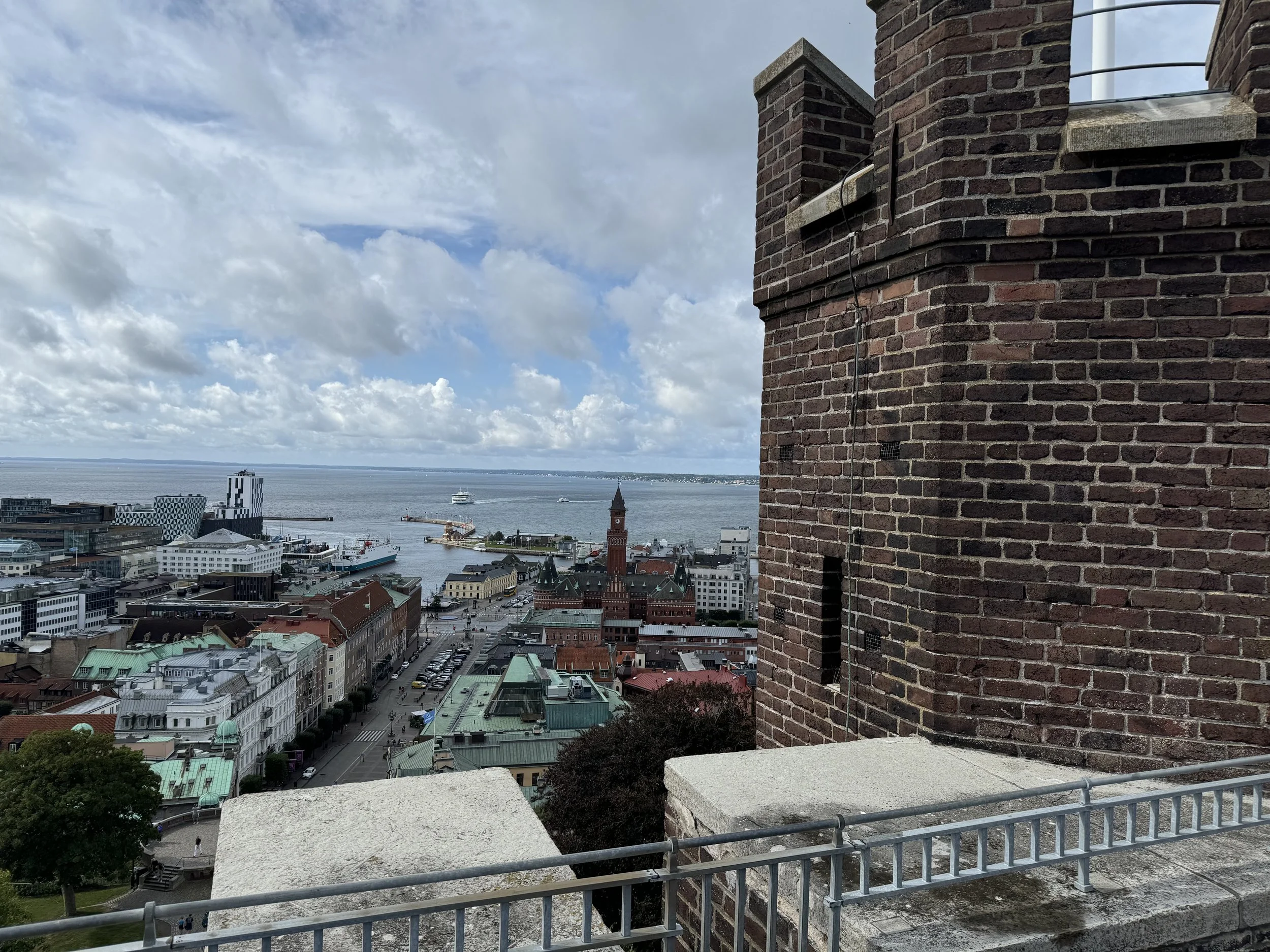 The biggest freaking castle tower we’ve ever climbed