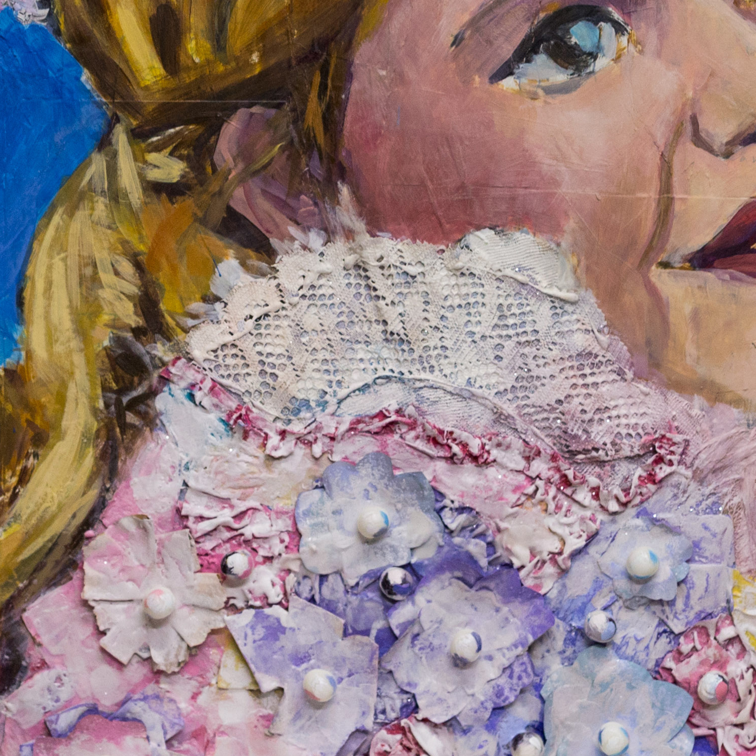 Toddler with Tiara 4, Detail