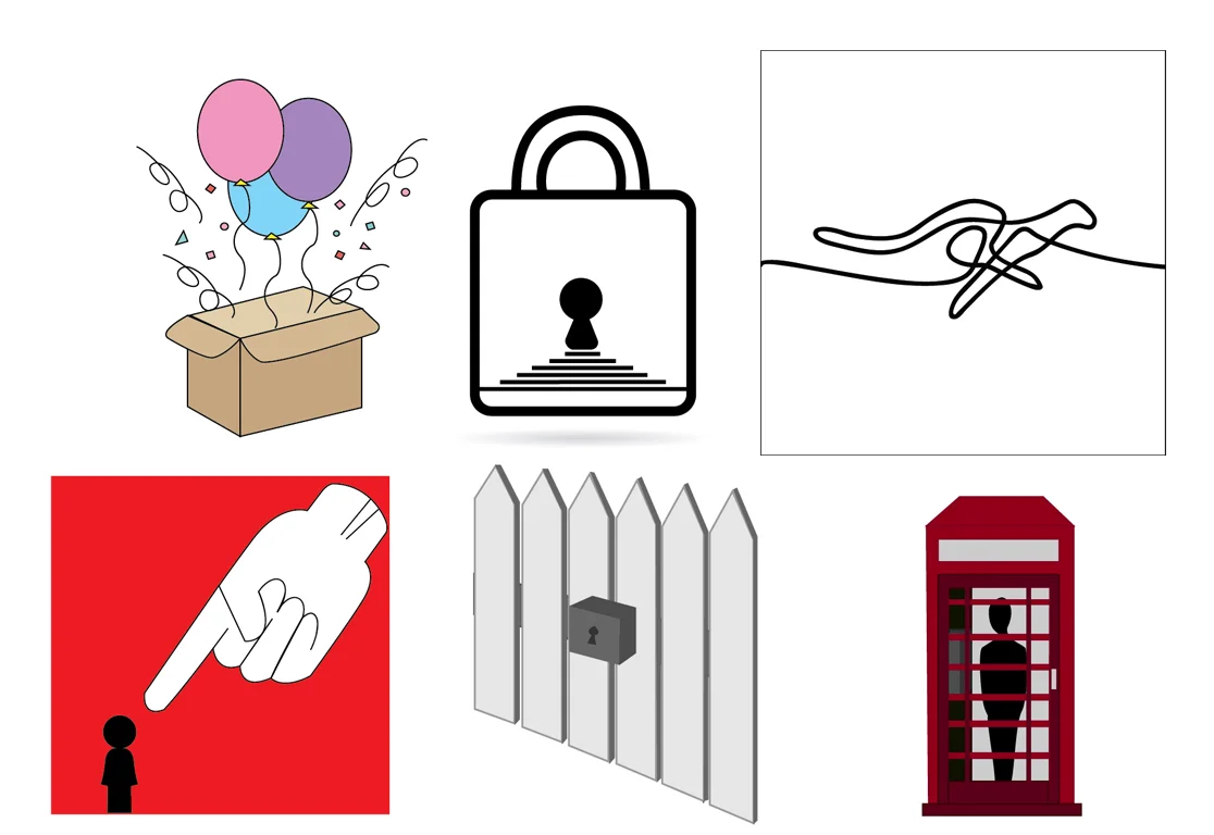 Illustration work for Graphic Design I