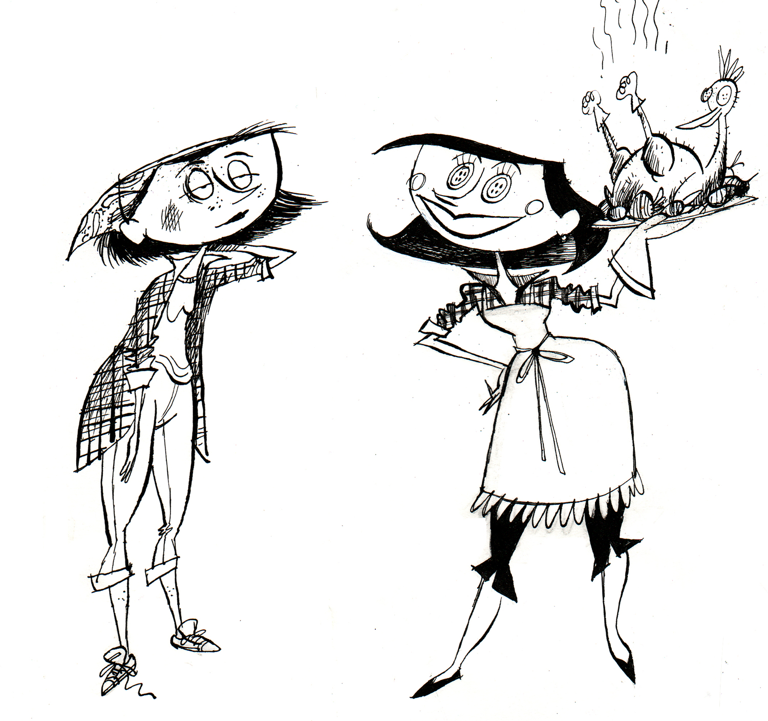 Other mother Coraline book illustration by Tugsjargal on Dribbble