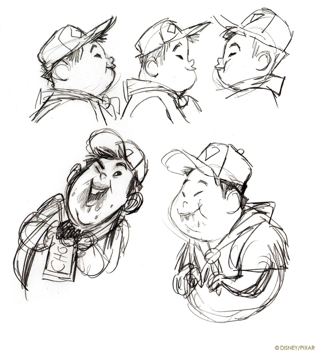 Pixar Character Sketches