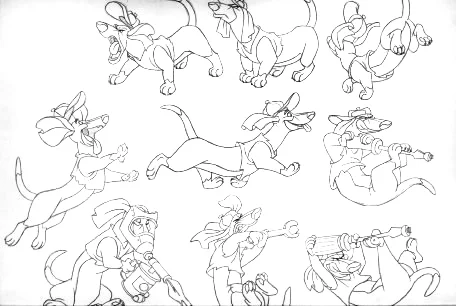 All Dogs Go To Heaven Charlie Drawing