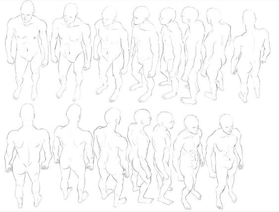 various poses  Bodies In Motion