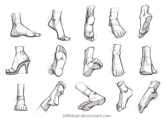 Catching Drops of Art Flow - Feet reference sheet Big thanks to senshistock  for...