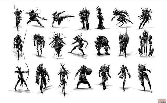 Character Design Silhouettes Character Design Silhouettes