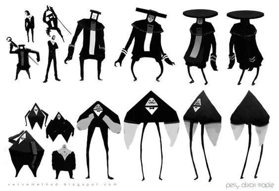 Character Design Silhouettes