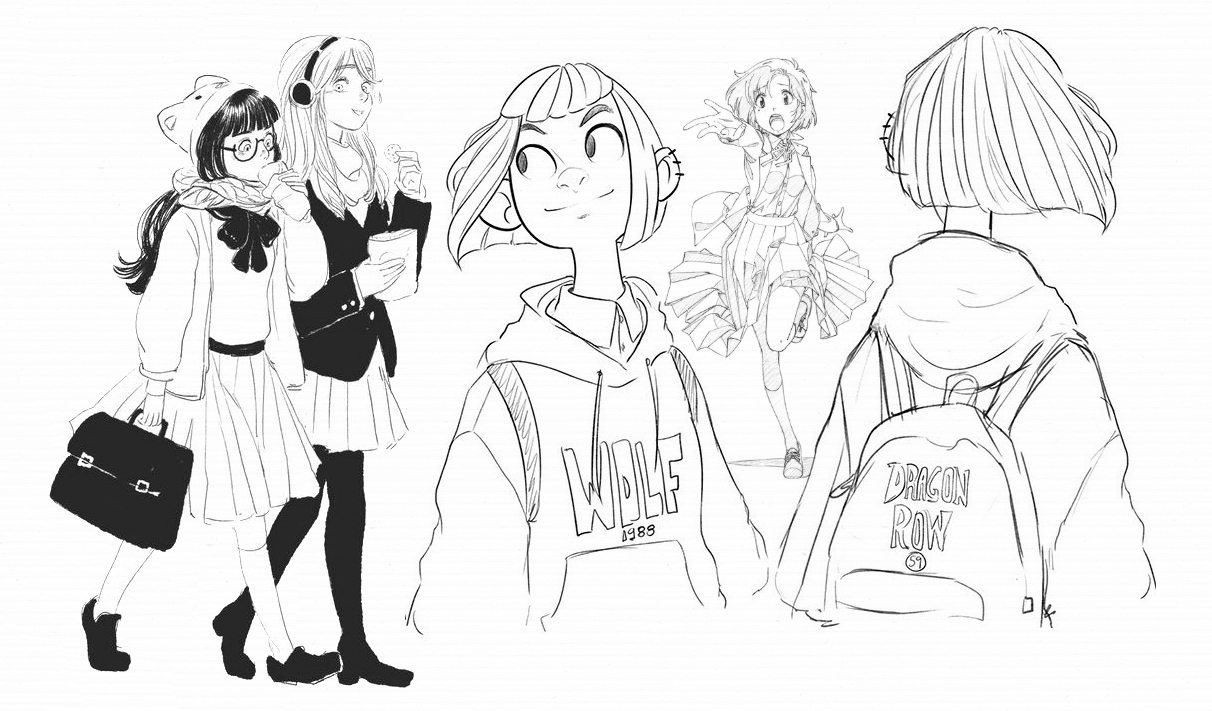 Character Design  Teen Girls