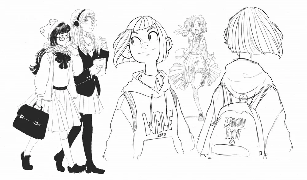 Character Design Teen Girls Character Design Teen Girls