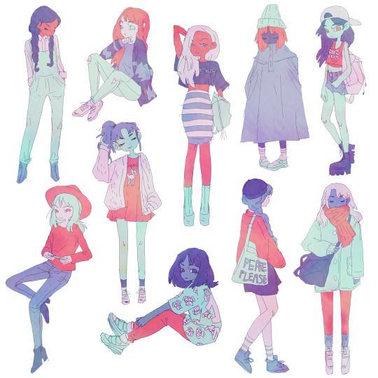 https://www.pinterest.ie/characterdesigh/character-design-teen-girls/