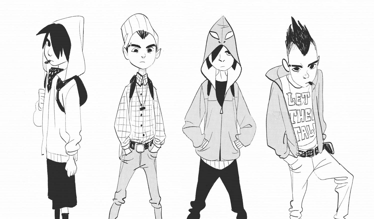 Character Design | Teen Boys
