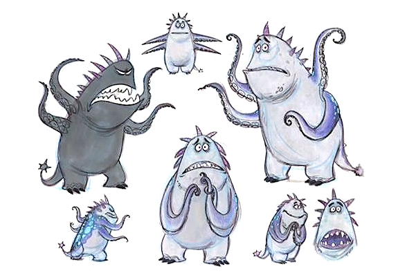 monsters inc characters drawings
