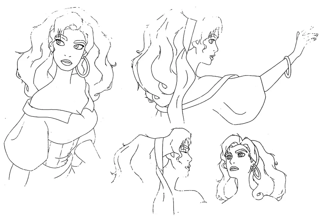 Как нарисовать горбун из нотр дама