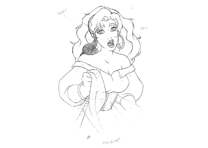 Как нарисовать горбун из нотр дама