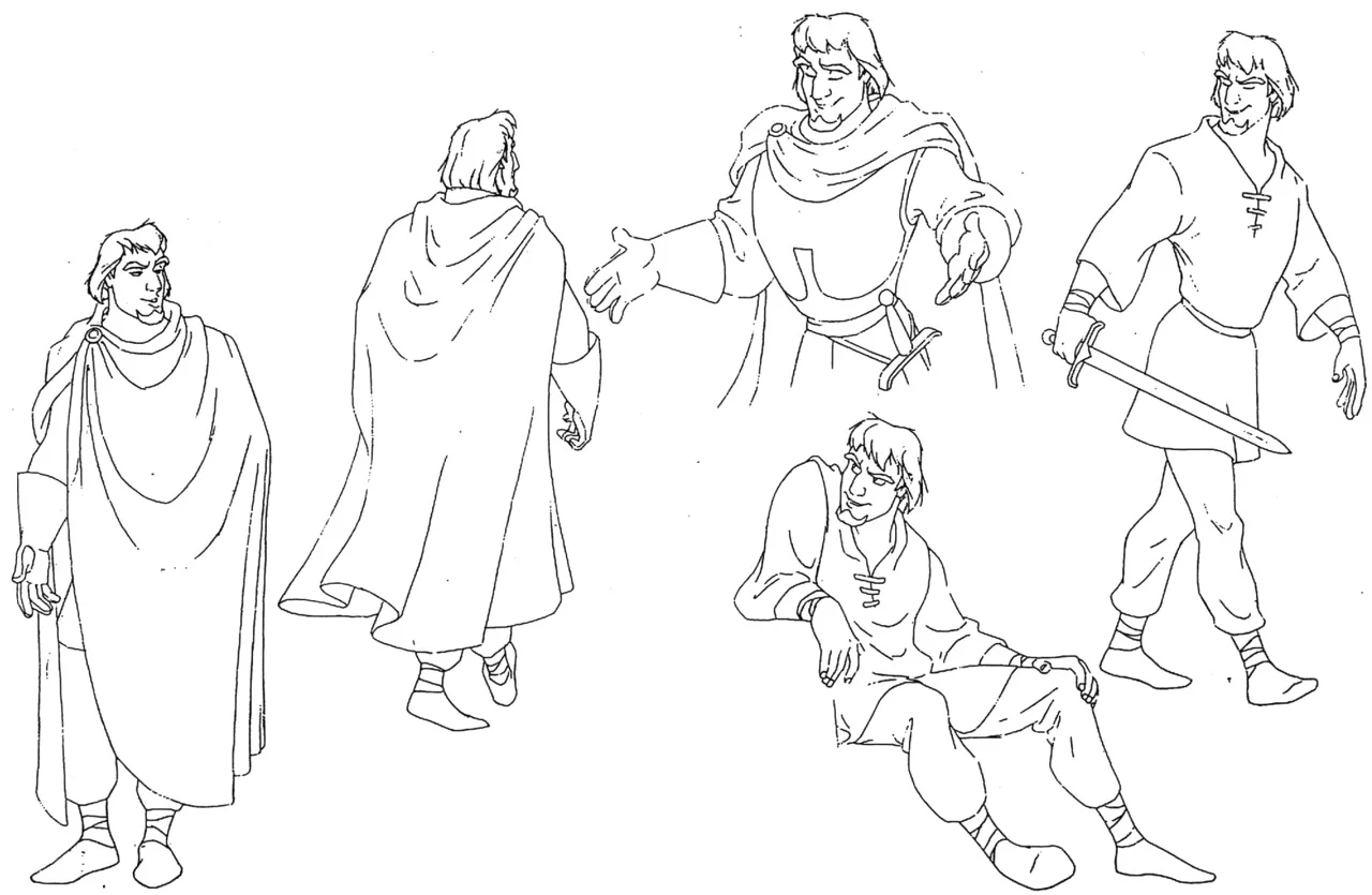 Как нарисовать горбун из нотр дама