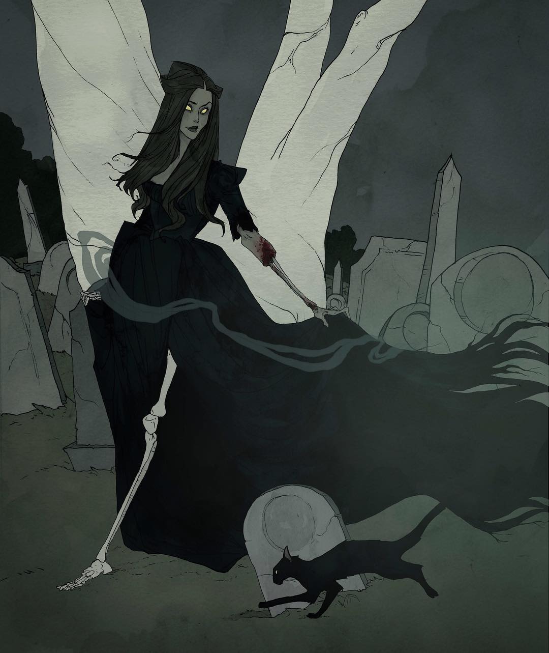 Гидо из ведьмы и чудовища. Шабаш Эбигейл Ларсон. Abigail Larson ведьма. Эбигейл Ларсон арт ведьма. Эбигейл Ларсон искусство, Алиса.