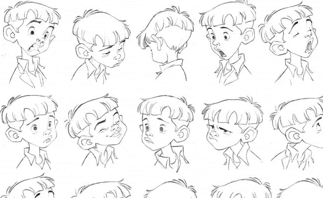 Visual Library Character Design Boards