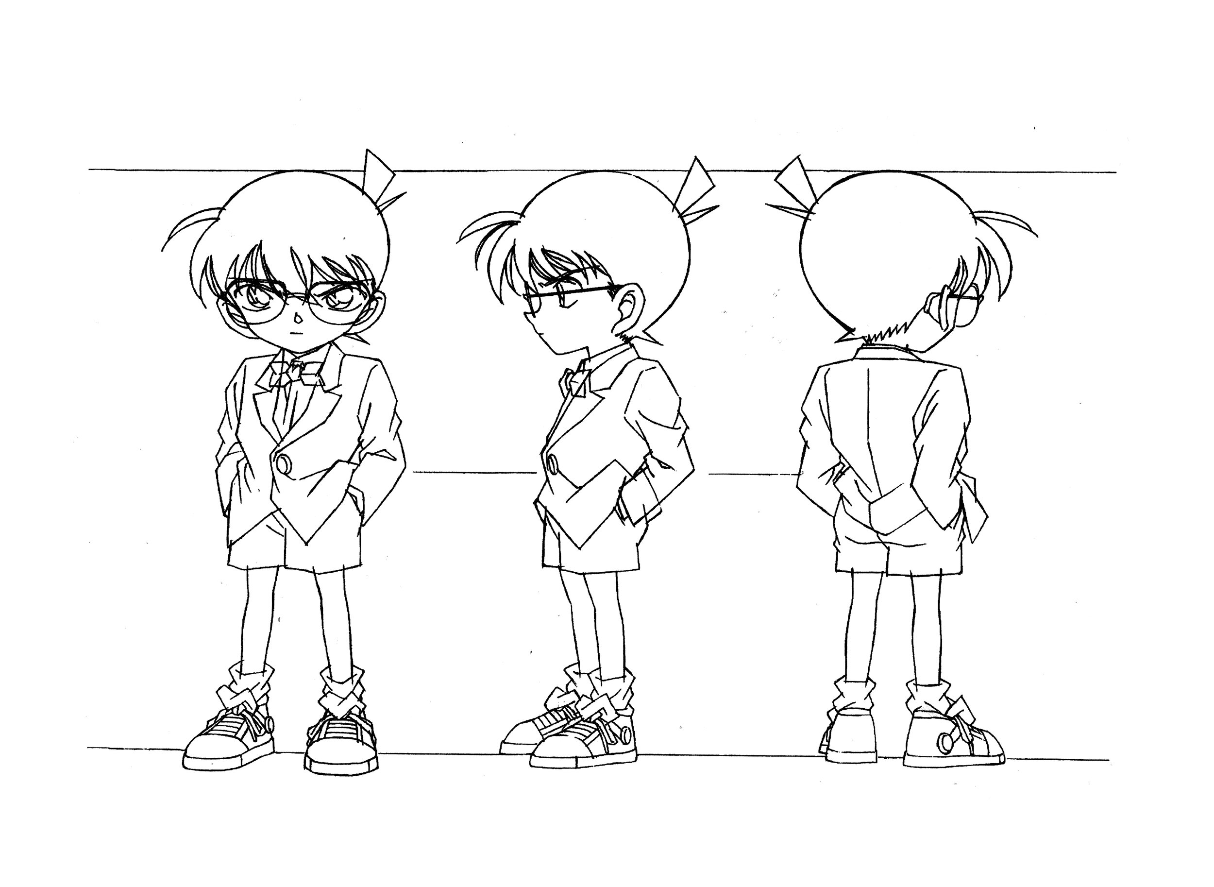 Learn How to Draw Kaitou Kid from Detective Conan (Detective Conan) Step by  Step : Drawing Tutorials