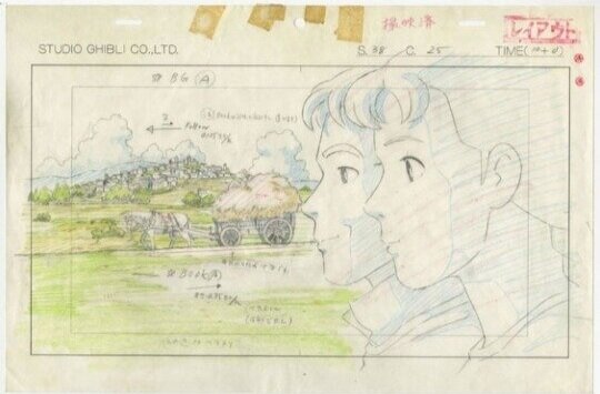 Studio Ghibli Only Yesterday illustration art book 