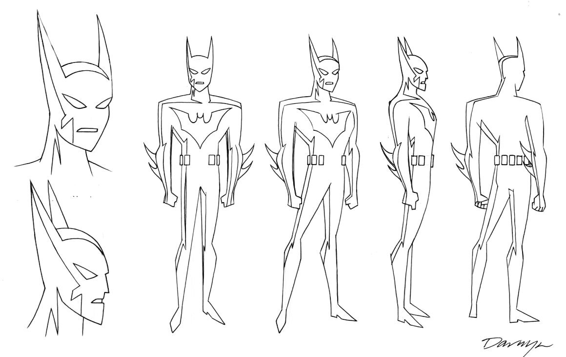 Batman Beyond Concept Art - Dressing Down