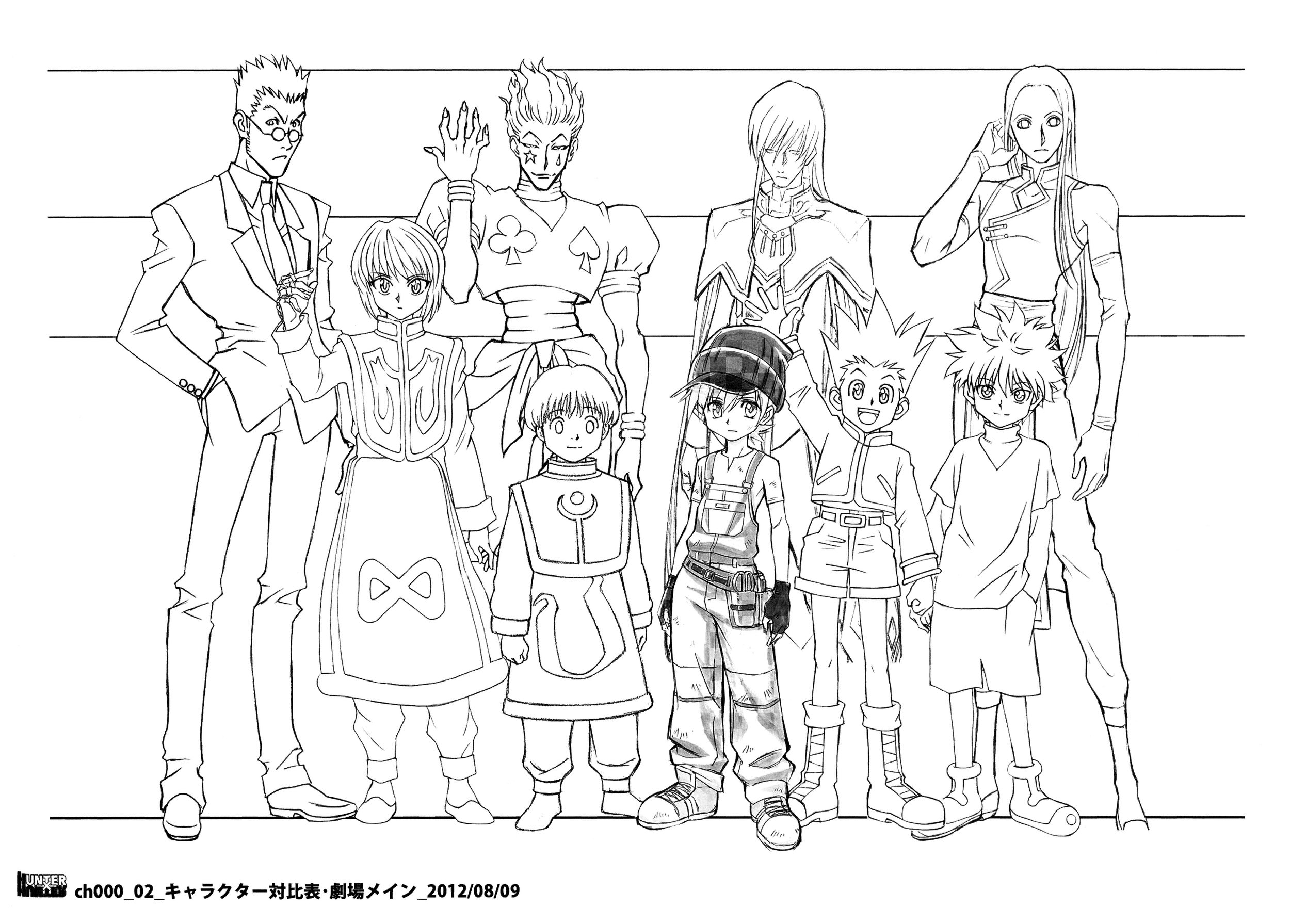 HUNTER X HUNTER Characters Book Art Book Illustration Anime Manga